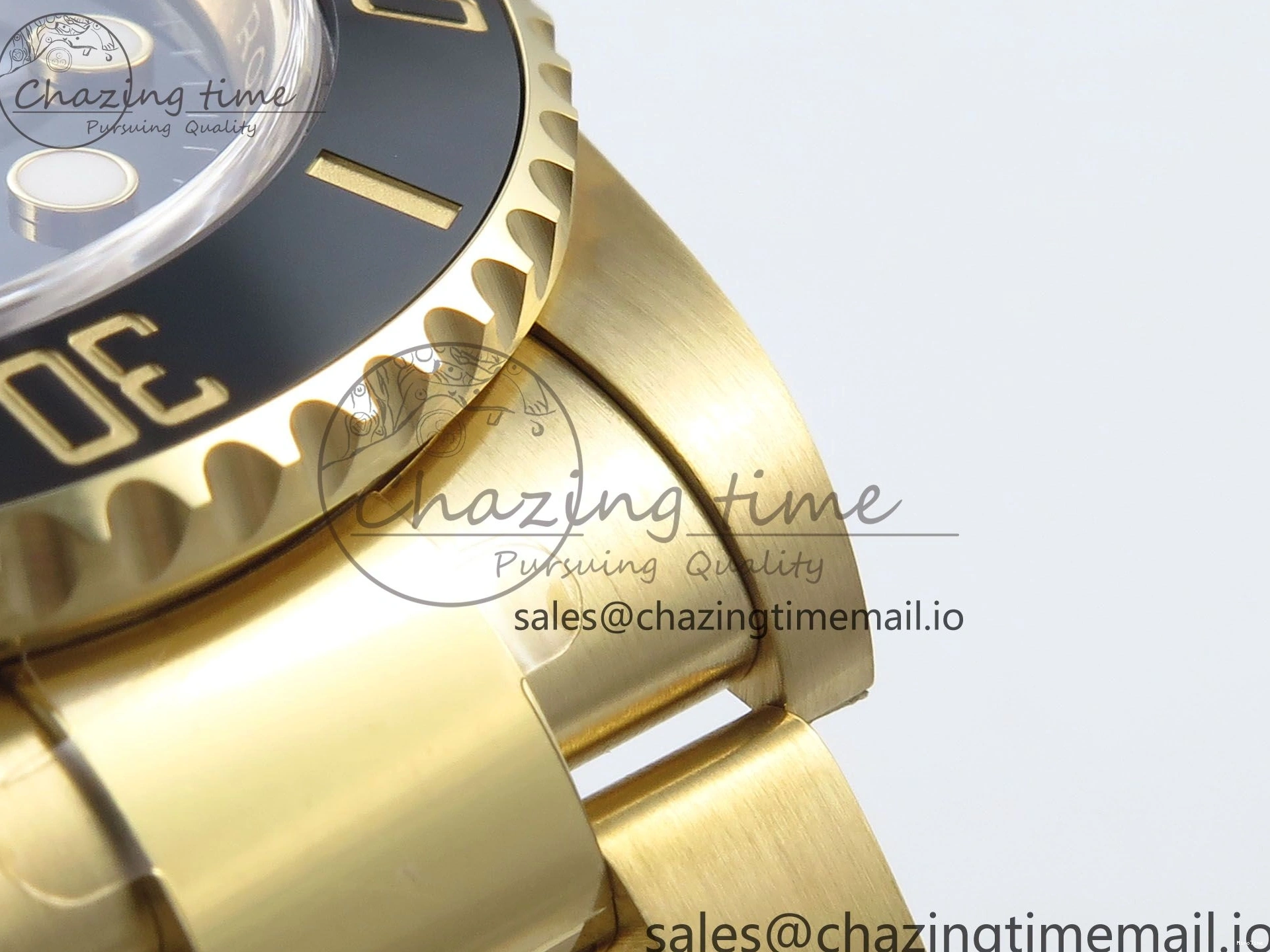 MiroTime 0317 Submariner 41mm 126618 LN THBF 904L Black Ceramic 1:1 Best Edition on YG Bracelet SH UrbanChic 334